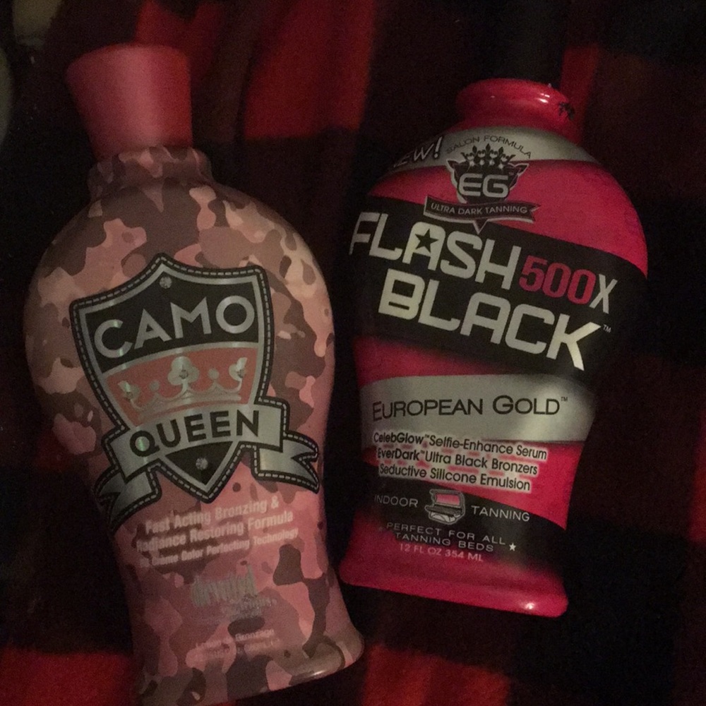 2 bottles tanning lotion